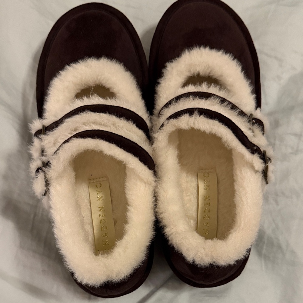 Women's Brown and Cream Shoes
